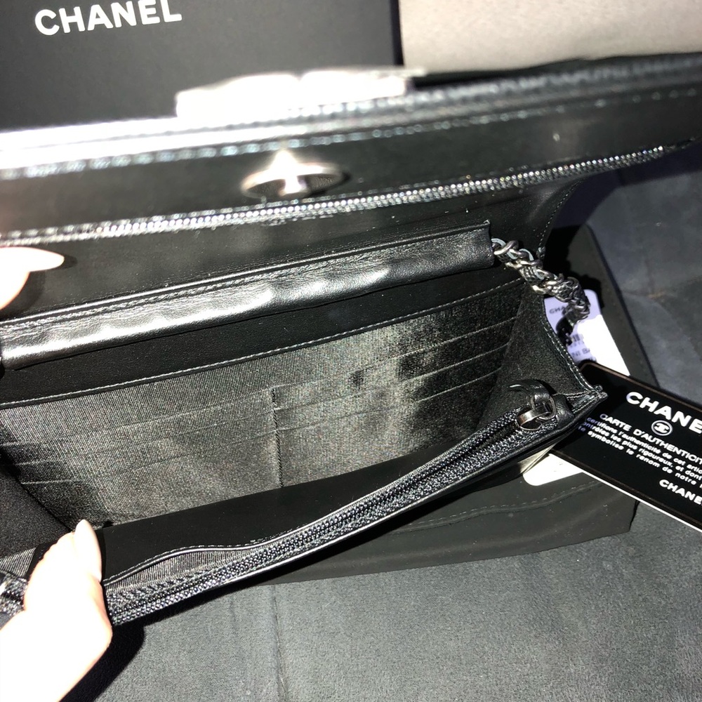 ‼️sold‼️2018 Chanel WOC Le Boy Black Classic - Picture 5 of 8
